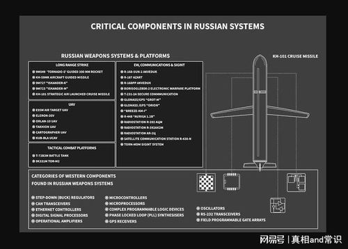 在乌克兰回收的俄罗斯武器中发现了 450 个外国制造的微电子元件